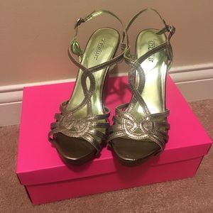 Seychelles metallic wedge sandals